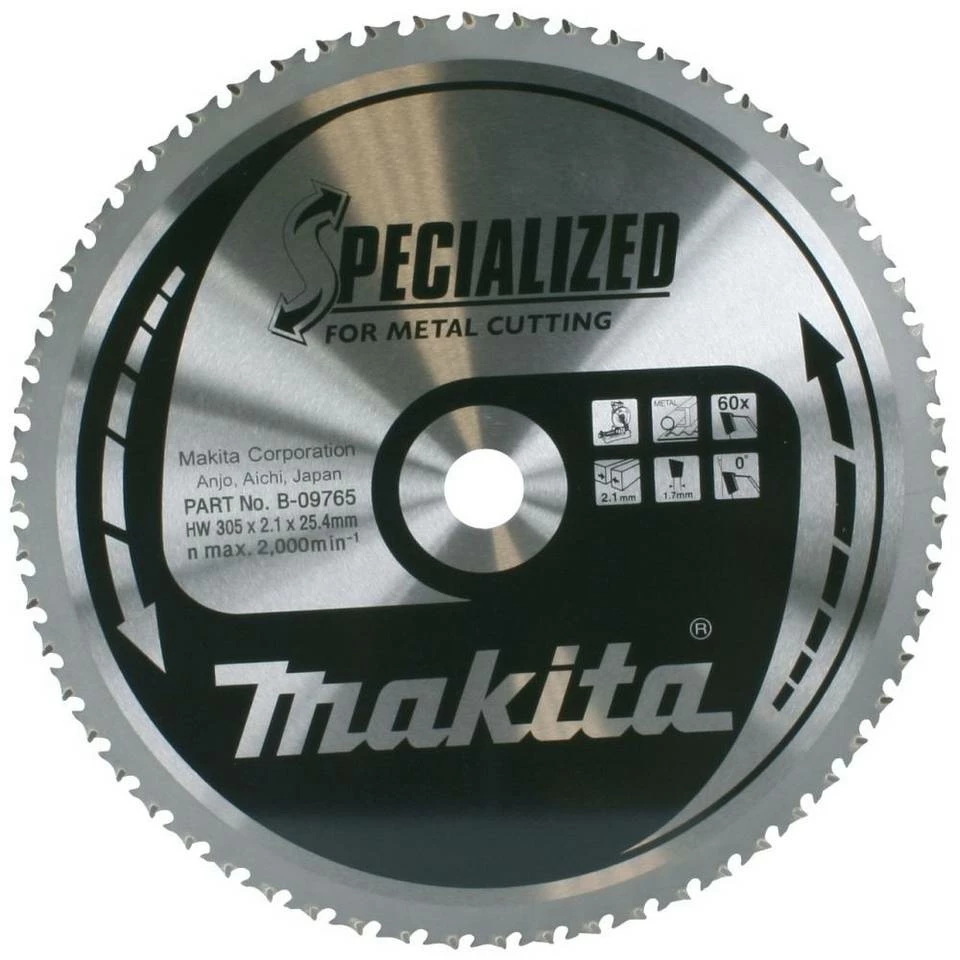Makita Kreissägeblatt »SPECIALIZED Sägeblatt für Metall & Edelstahl Ø 305« 3 Makita Kreissägeblatt »SPECIALIZED Sägeblatt für Metall & Edelstahl Ø 305«