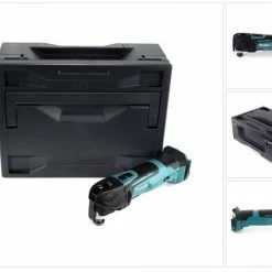 Makita Akku-Multifunktionswerkzeug »Makita DTM 51 ZX Akku Multifunktions Werkzeug 18V Solo + Makbox - ohne Akku, ohne Ladegerät«