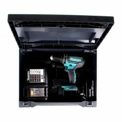Makita Schlagbohrmaschine »Makita DHP 482 ST1X Akku Schlagbohrschrauber 18V + 1x Akku 5,0Ah + Ladegerät + 100tlg. Bit Bohrer Set + Makbox« -Makita Verkäufe 2022 bc79a6e5 919e 53b2 8ebd 413653d3b494