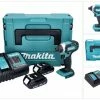 Makita Akku-Schlagschrauber »Makita DTD 152 SYJ Akku Schlagschrauber 18 V 165 Nm + 2x Akku 1,3 Ah + Ladegerät + Makpac«