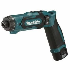 Makita Akku-Schrauber »7.2V Akku-Knickschrauber DF012DSE, 2x Akku 1.5 Ah«