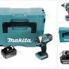 Makita Akku-Schlagschrauber »Makita DTD 152 T1J Akku Schlagschrauber 18V 165 Nm + 1x Akku 5,0Ah im Makpac 2 - ohne Ladegerät«