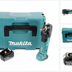 Makita Akku-Multifunktionswerkzeug »Makita DTM 51 T1J 18V Li-Ion Akku Multifunktionswerkzeug im Makpac + 1x BL 1850 B 18V - 5,0 Ah Li-Ion Akku - ohne Zubehör, ohne Ladegerät«
