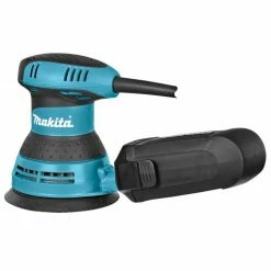 Makita Akku-Schwingschleifer »Makita Schleifer mit Staubbeutel 300 W Blau und Schwarz«