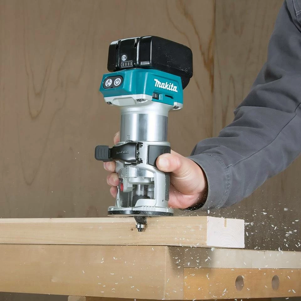 Makita Akku-Multifunktionsfräse »DRT50ZJX2«, ohne Akku und Ladegerät 4 Makita Akku-Multifunktionsfräse »DRT50ZJX2«, ohne Akku und Ladegerät – Bild 2