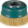 Makita Topfbürsten-Aufsatz »Messing X-LOCK«, ø 75 cm, mit gewelltem Draht für eine weichere Abtragsleistung und weniger aggressive Bürstenwirkung -Makita Verkäufe 2022 d7566f4e 86ad 5310 a9df 0ab4855be0f3