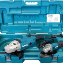Makita Winkelschleifer »DK0052G«, max. 6600 U/min, (Set), 2 Schleifer Ø 125 und Ø 230 mm