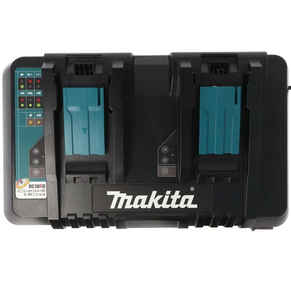 Makita »2-Schacht Makita DC 18 RD Doppel Schnell-Ladegerät« Werkzeug-Akku-Ladetechnik 3 Makita »2-Schacht Makita DC 18 RD Doppel Schnell-Ladegerät« Werkzeug-Akku-Ladetechnik