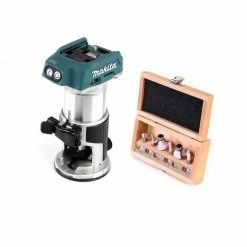 Makita Oberfräse »Makita DRT 50 Z Akku Multifunktionsfräse 18V Brushless Solo + Fräser Set 8mm 6 tlg. - ohne Akku, ohne Ladegerät« -Makita Verkäufe 2022 e6ac2072 e3ec 58f7 9d27 8f5e006e05ec