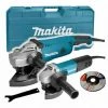 Makita Winkelschleifer »MAKITA Set Winkelschleifer DK0053G GA9020/9558«, (siehe Lieferumfang)