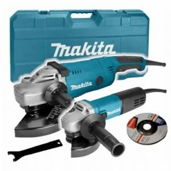 Makita Winkelschleifer »MAKITA Set Winkelschleifer DK0053G GA9020/9558«, (siehe Lieferumfang)