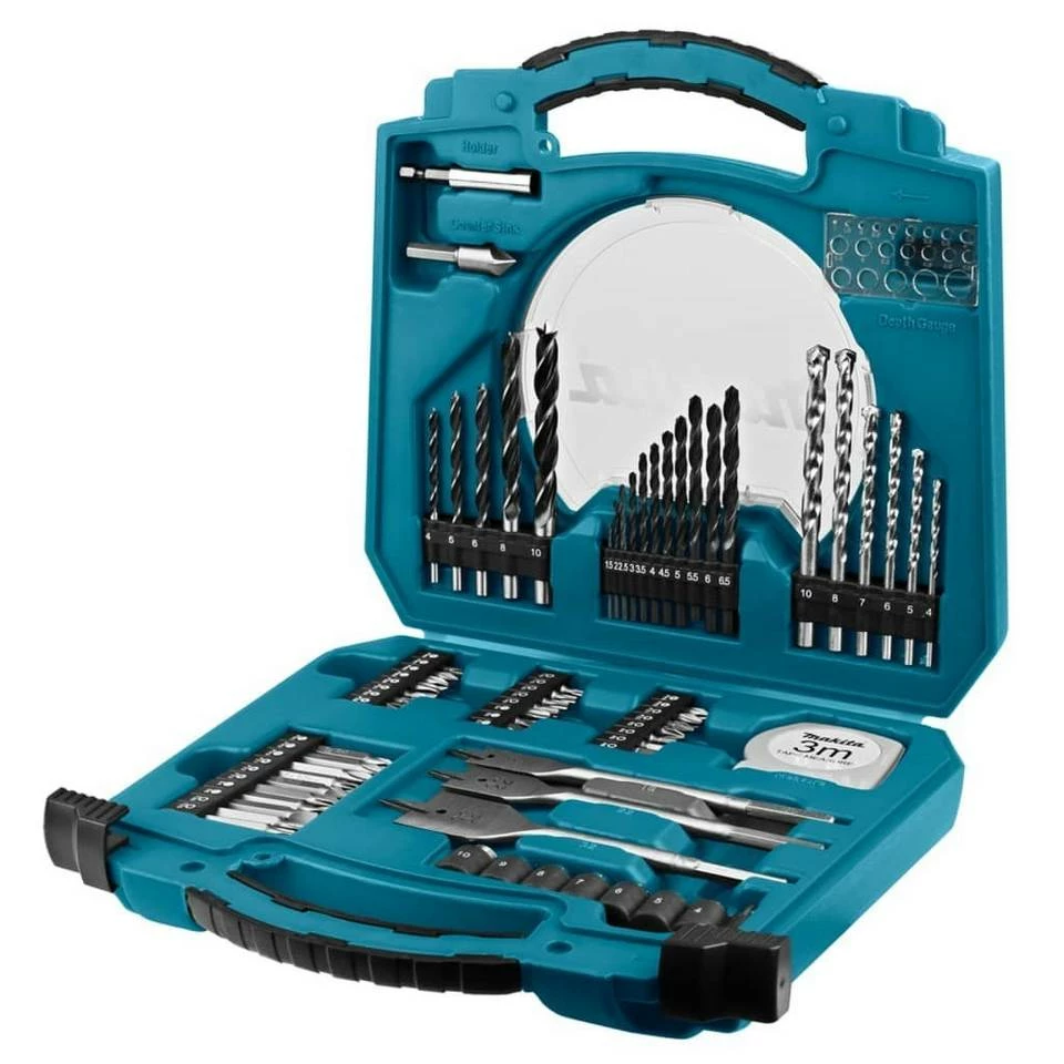 Makita Bit- und Steckschlüsselset »Makita 71-tlg. Bohrer und Bit-Set Silbern«, 71-St. 5 Makita Bit- und Steckschlüsselset »Makita 71-tlg. Bohrer und Bit-Set Silbern«, 71-St. – Bild 3