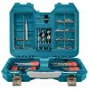Makita Bit- und Steckschlüsselset »Makita 104-tlg. Bohrer und Bit Set Metallisch«, 104-St.