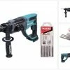 Makita Schlagbohrmaschine »Makita DHR 202 Z Akku Kombihammer 18 V 2,0 J SDS Plus + 5 tlg. Bohrer Set - ohne Akku, ohne Ladegerät«