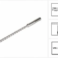 Makita Bohrer- und Bitset »Makita NEMESIS 2 Hammer und Stahl Beton Bohrer SDS-Plus 6x165 - 2 Stück (2x B-57978)«