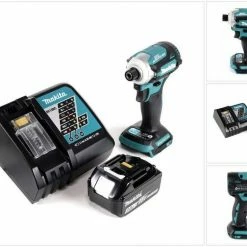 Makita Akku-Schlagschrauber »Makita DTD 171 RF1 Akku Schlagschrauber 18V 170Nm 1/4" Brushless + 1x Akku 3,0Ah + Ladegerät«