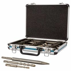 Makita Bit- und Steckschlüsselset »Makita Bohrer- und Meißelset 13-tlg. Silber«, 13-St.