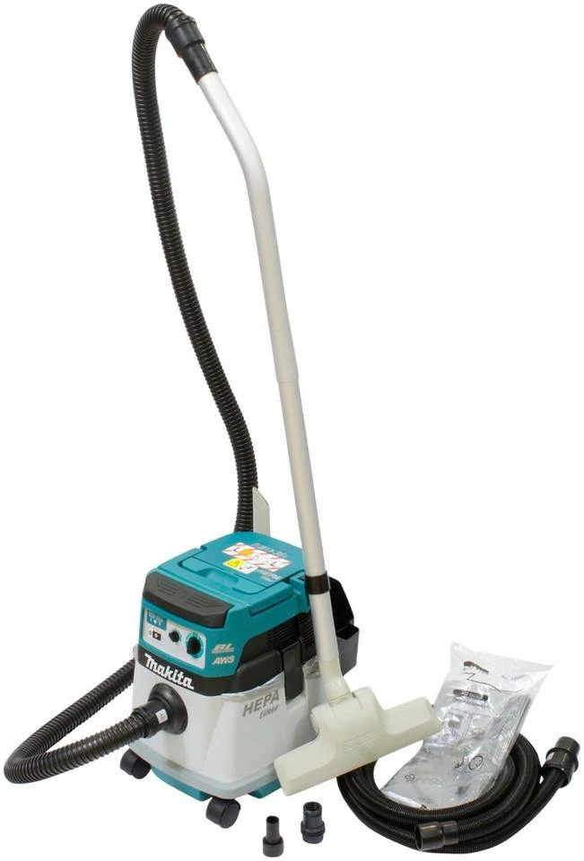 Makita Akku-Bodenstaubsauger DVC154LZ, 90 Watt, mit Beutel, 2x 18 V, 90 W, ohne Akku 3 Makita Akku-Bodenstaubsauger DVC154LZ, 90 Watt, mit Beutel, 2x 18 V, 90 W, ohne Akku